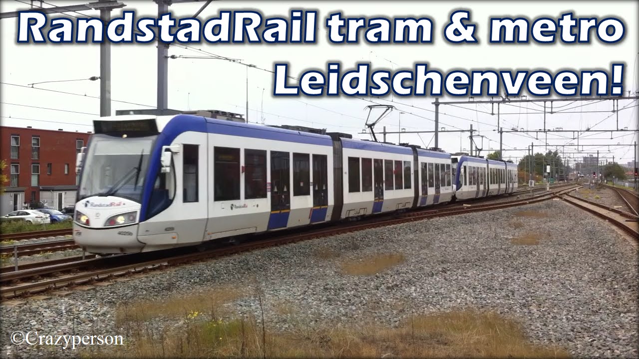 HTM (koppel)trams & RET metro's achter elkaar te Leidschenveen! #RandstadRail