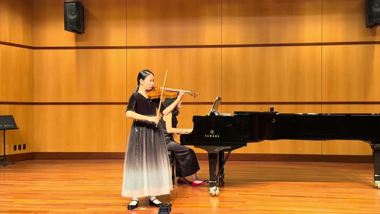 Chloe playing Lalo Symphonie espagnole D minor, Op.21, 1st Movement