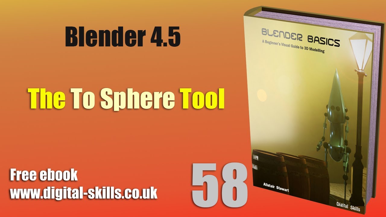 Blender for Beginners: The To Sphere Tool