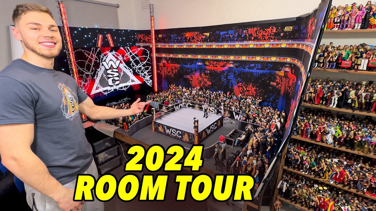 ОГРОМНЫЙ тур по комнатам с фигурками WWE 2024!