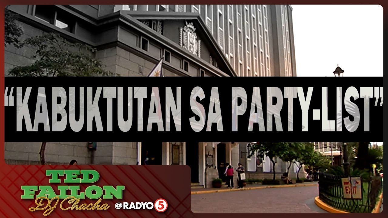 THINK ABOUT IT by Ted Failon - “Kabuktutan sa party-list” | #TedFailonandDJChaCha