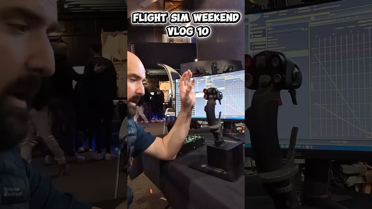 New Brunner Affordable FFB joystick !  Fsweekend Vlog 10