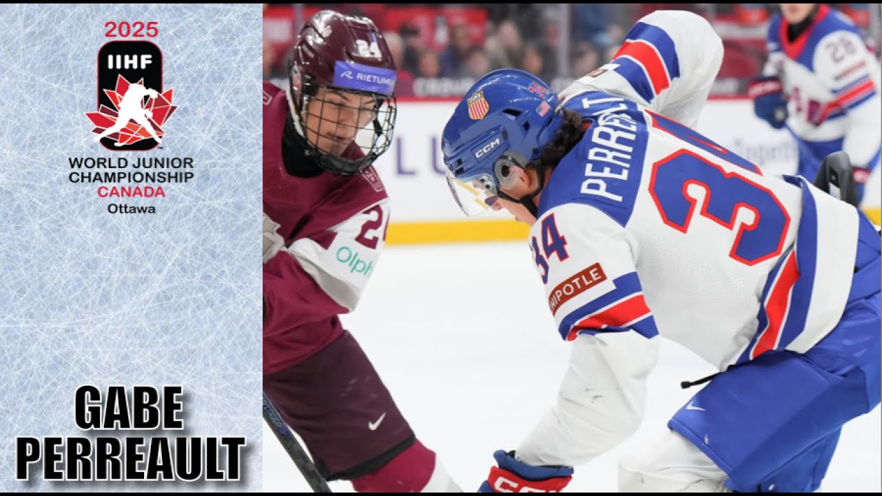 2025 WJC : Gabe Perreault Highlights