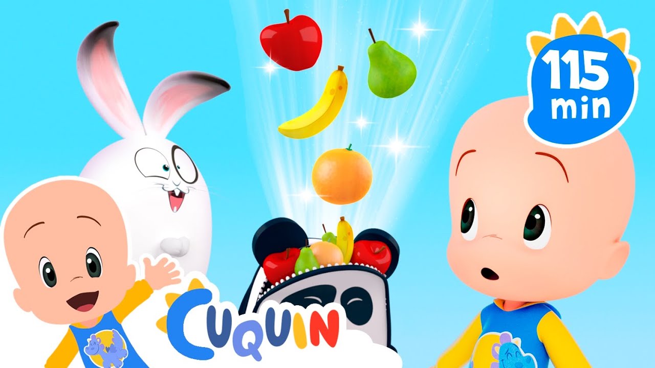 Aprende las frutas y los colores con Cuquín y la Mochipanda | Vídeos educativos para bebés