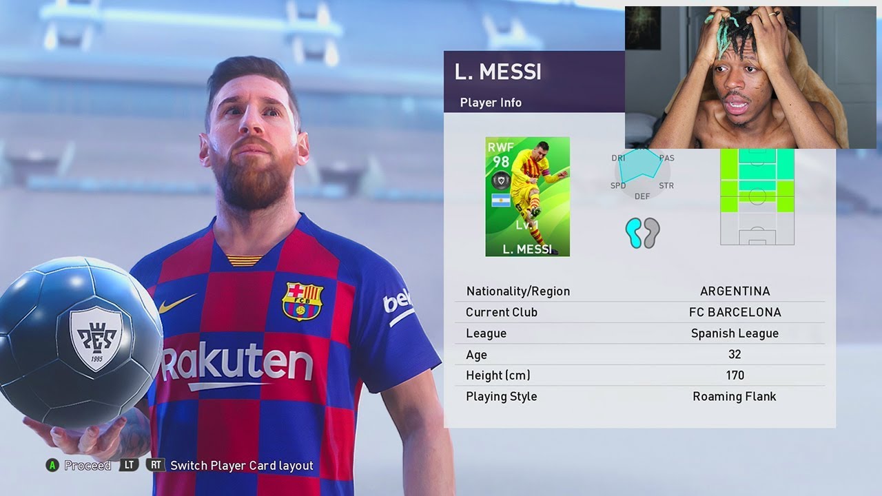 98 MESSI IN A PACK!!! THE BEST PES 2020 PACK EVER