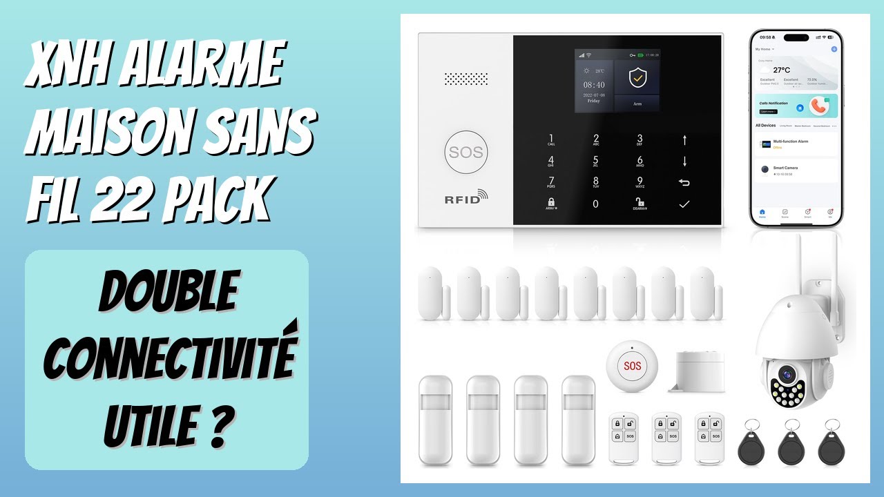 AVIS (2026) : XNH Alarme Maison sans Fil 22 Pack. DÉTAILS