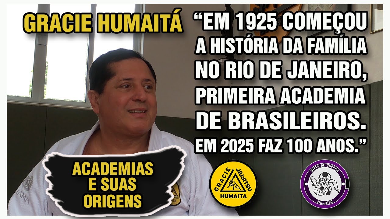 ACADEMIAS DE JIU-JÍTSU E SUAS ORIGENS - GRACIE HUMAITA