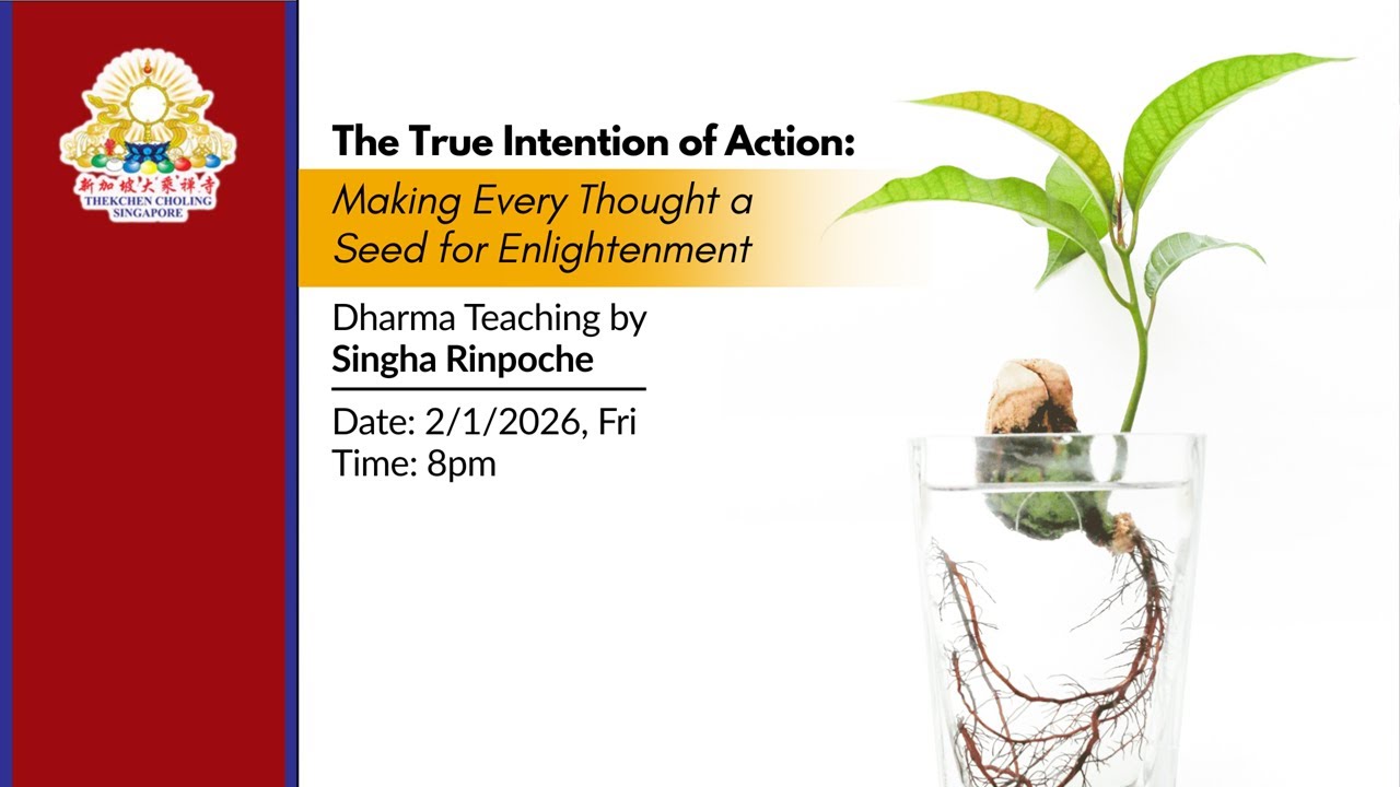 𝐍𝐞𝐰 𝐘𝐞𝐚𝐫 𝐃𝐡𝐚𝐫𝐦𝐚 𝐓𝐞𝐚𝐜𝐡𝐢𝐧𝐠: The True Intention of Action-Making Every Thought a Seed for Enlightenment