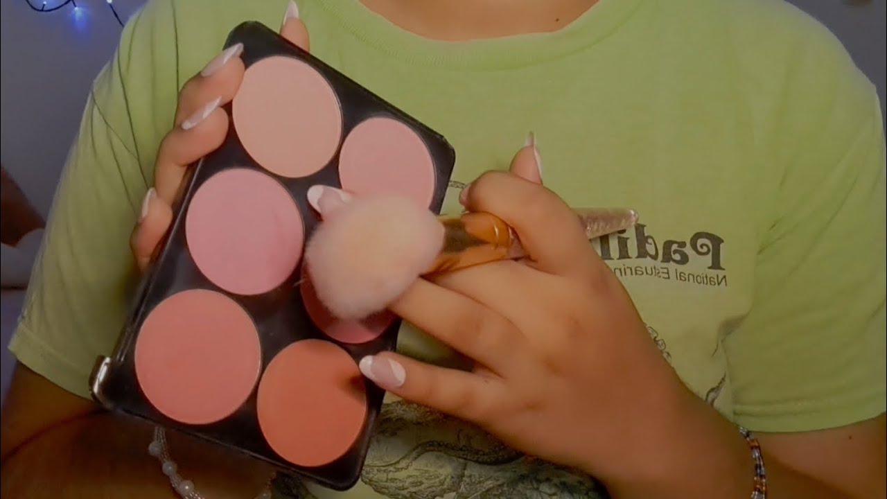 ASMR FAST AND AGGRESSIVE MAKEUP 🌸