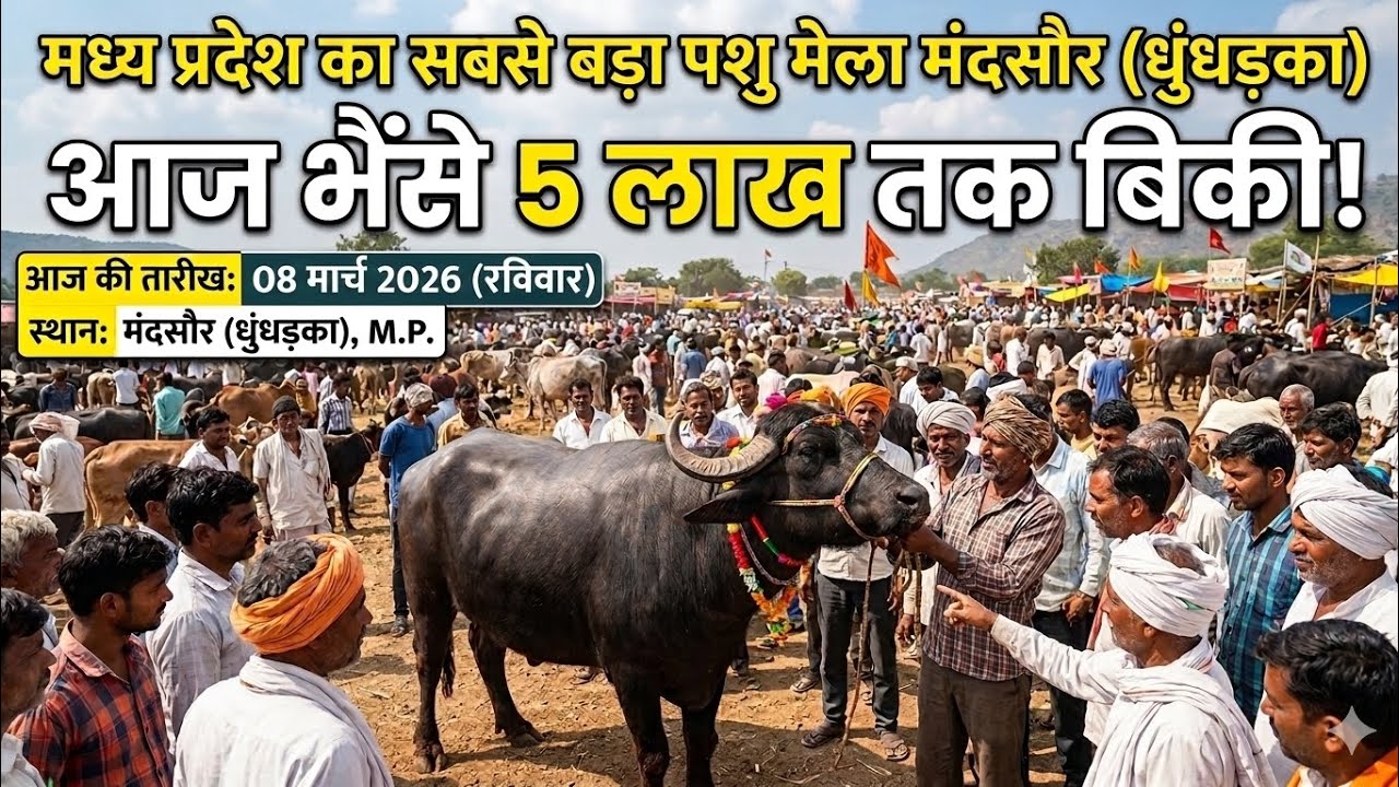 धुंधड़का पशु मेला रविवार 8 मार्च 2026 ||धुंधड़का भैंसों का मेला || #dhundhadka_pashu_mandi  #baffalo