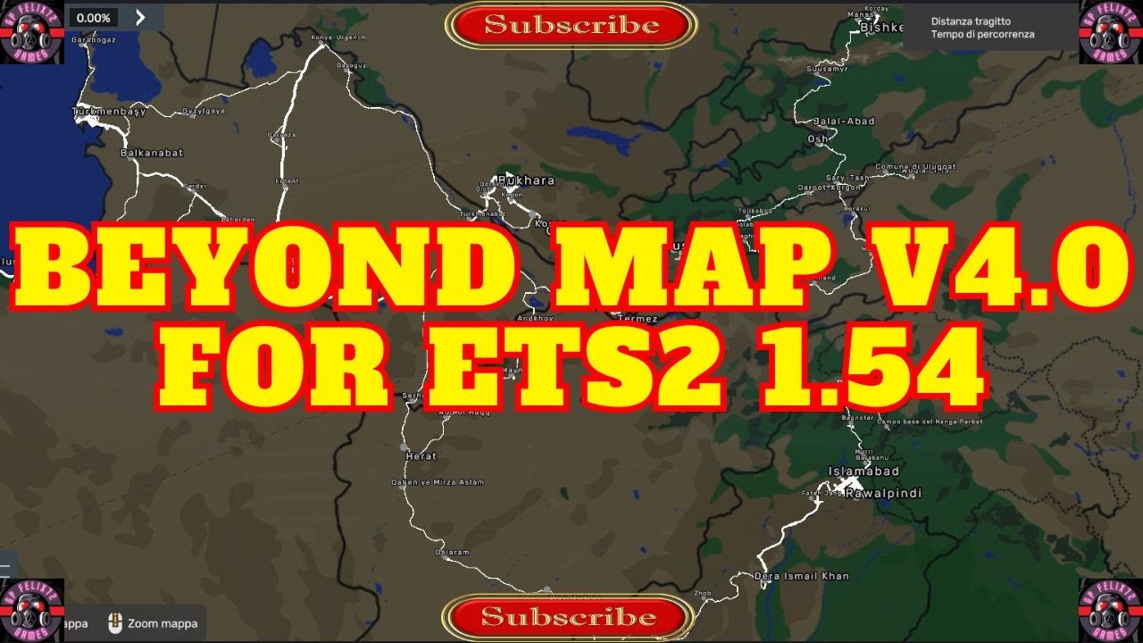 BEYOND MAP v4.0 FOR ETS2 1.54