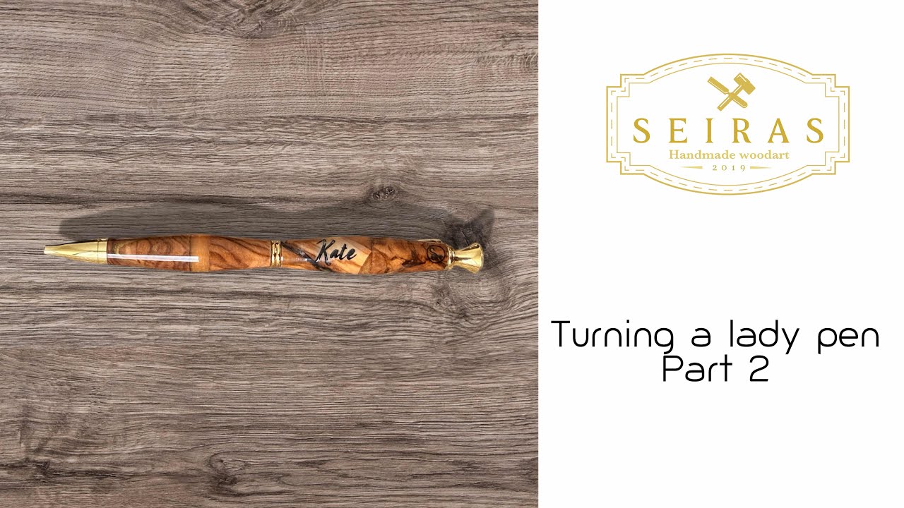 Turning a lady pen for a gift. Part 2