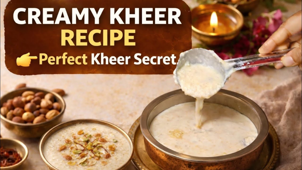 Perfect Creamy Kheer Recipe | Rice Kheer Banane Ka Asaan Tarika | Indian Dessert Recipe