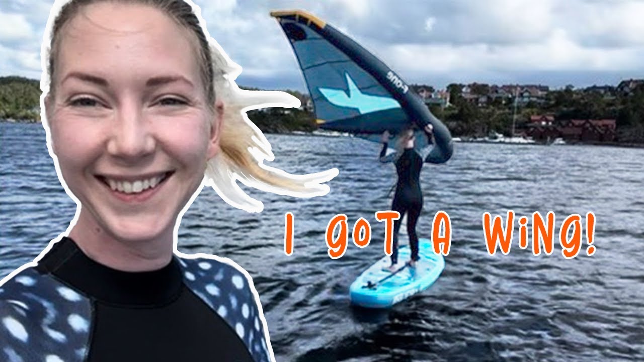 My journey to become a wingfoiling master, part 1 - Winging with my paddle board