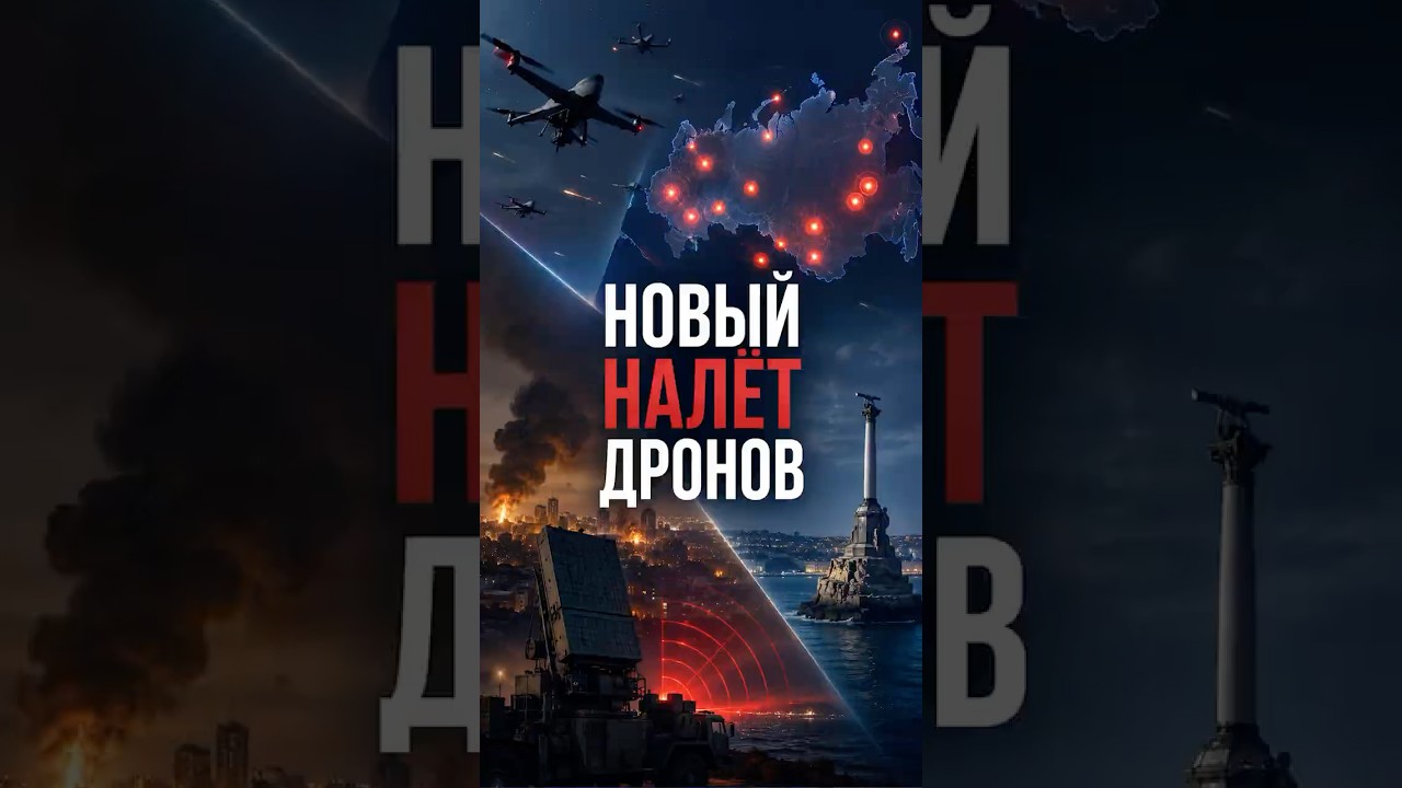 ⚡️ Энергетический блэкаут: массированная атака дронов погрузила Крым во тьму!