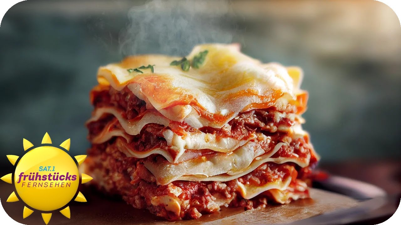 Leckere Lasagne aus dem Supermarkt - Was können Fertigprodukte? | SAT.1 Frühstücksfernsehen