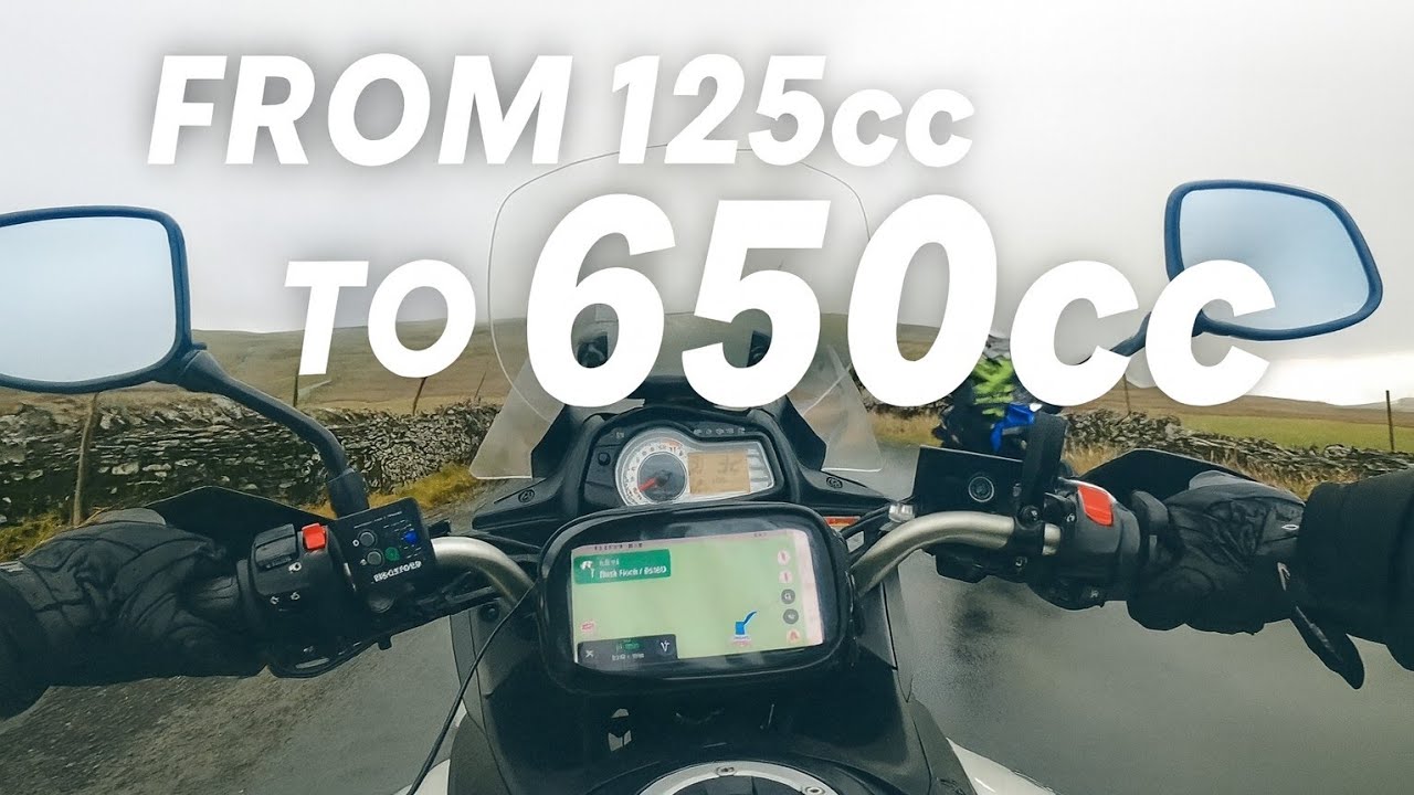 От 125 до 650 куб. см | Моя первая поездка на Suzuki V-Strom 650 (с полными правами)