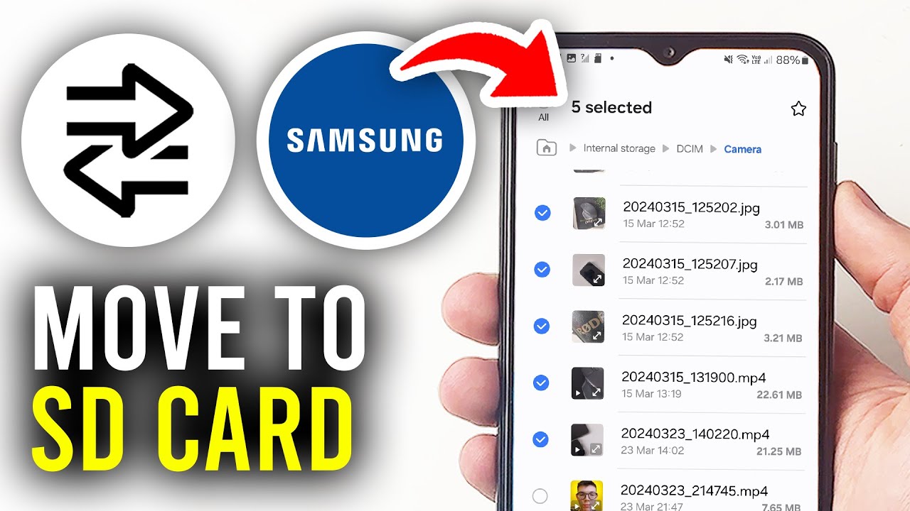How To Move Photos To SD Card On Samsung - Full Guide