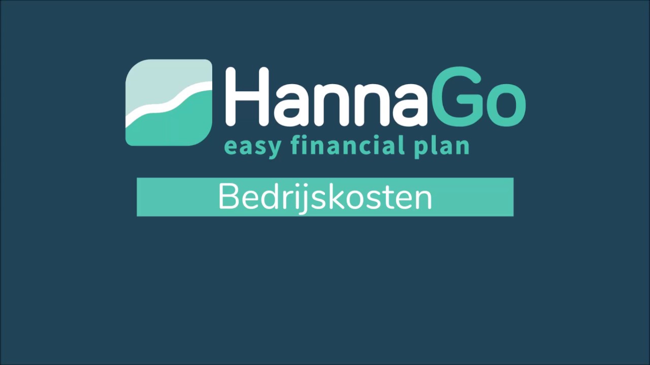 Bedrijfskosten - HannaGo