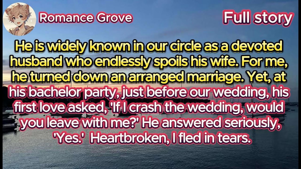 Его подруга спросила: «Если я сорву свадьбу, ты уедешь со мной?» Он ответил: «Да». Убитая горем, ...