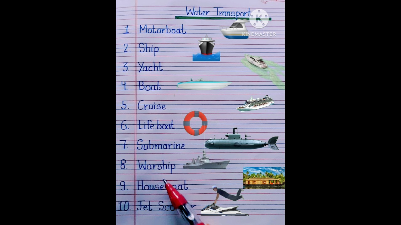 10 Water Transport name | Transport Name | Means of F Transport | Names of Transport #shorts