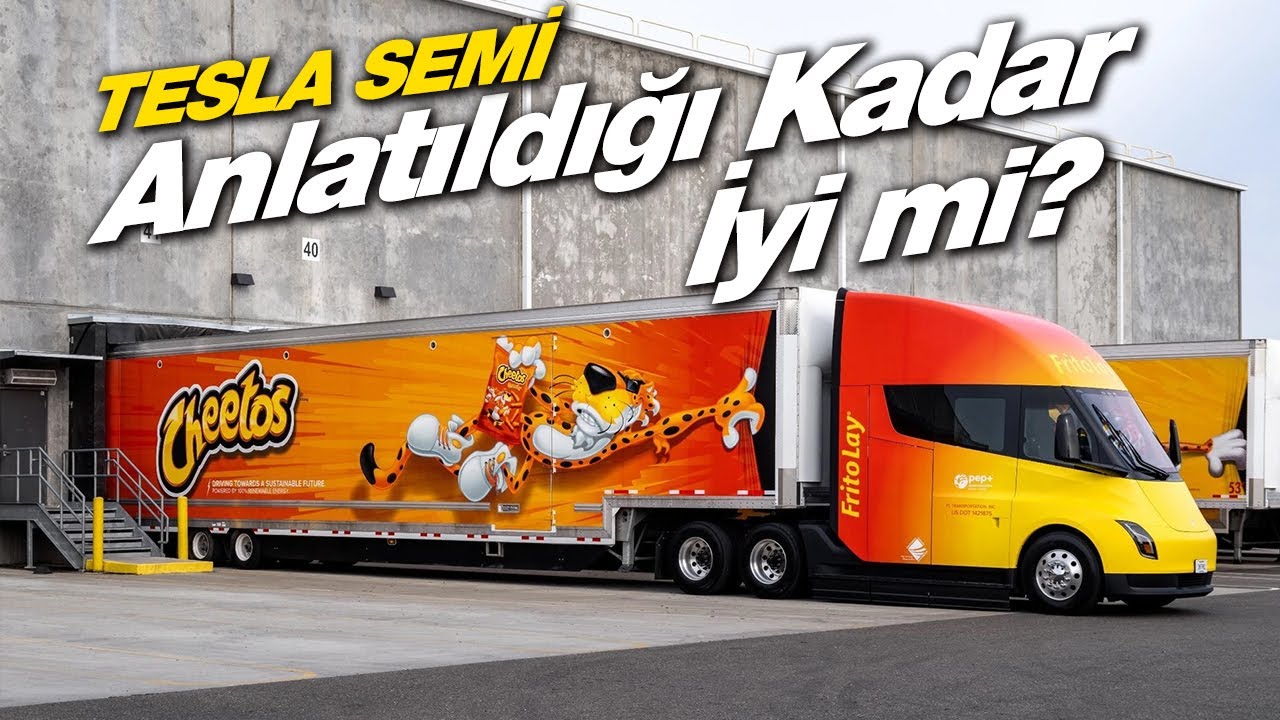 Очень быстрый, очень новый, Tesla Semi от Илона Мusk / 804 км на одной зарядке
