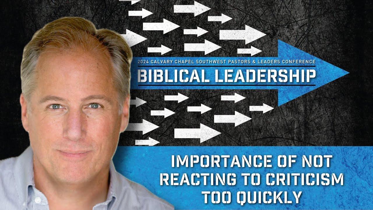 Importance of Not Reacting to Criticism Too Quickly | SWPLC 2024 Spotlight With Pastor David Guzik