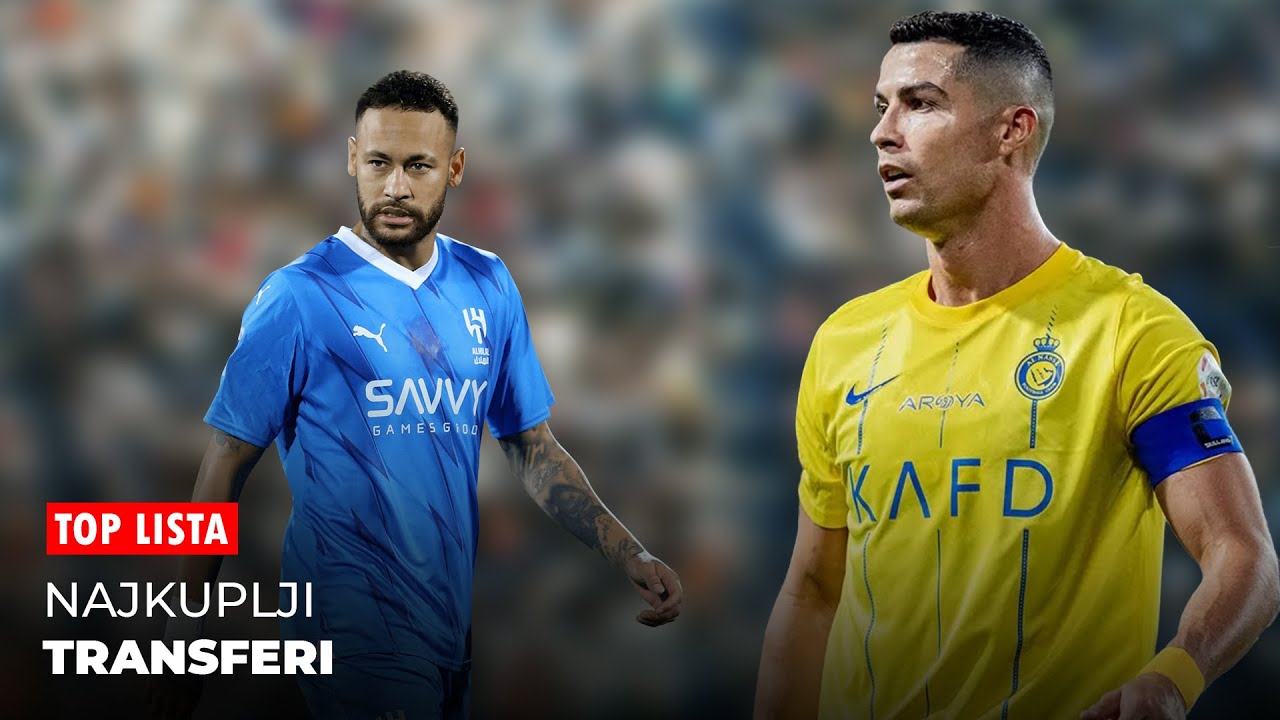 TOP 10: Najskuplji Transferi u Fudbalskoj Istoriji