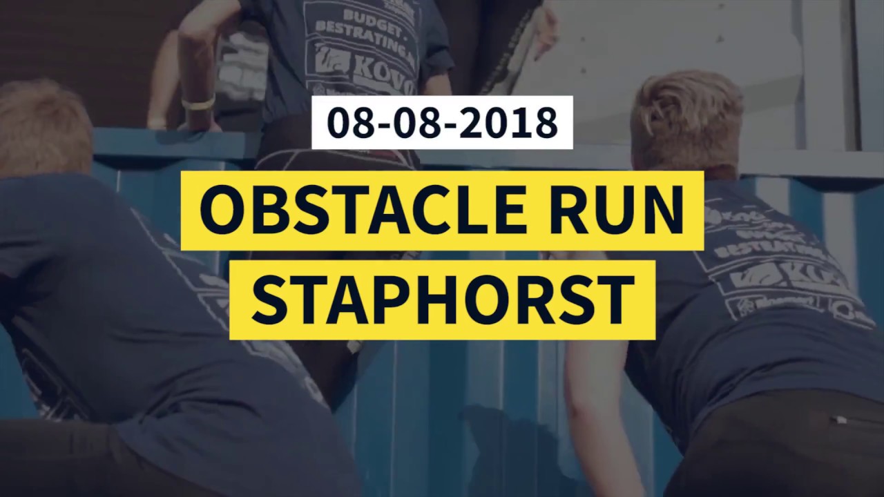 Obstacle Run Staphorst 2018 presenteert: Drek an de Rok!