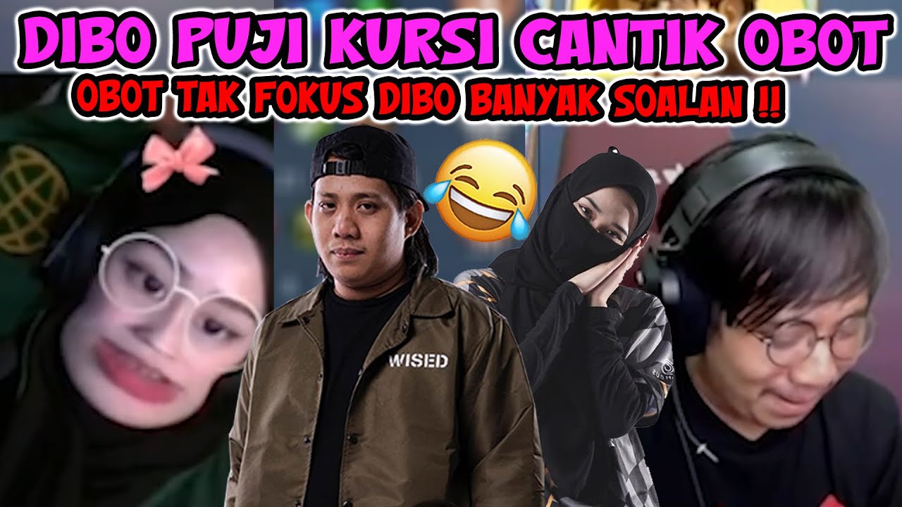 DIBO BANYAK SOALAN !! OBOT GAGAL FOKUS 🤣😂 !! DIBO LIVE FACECAM MLBB