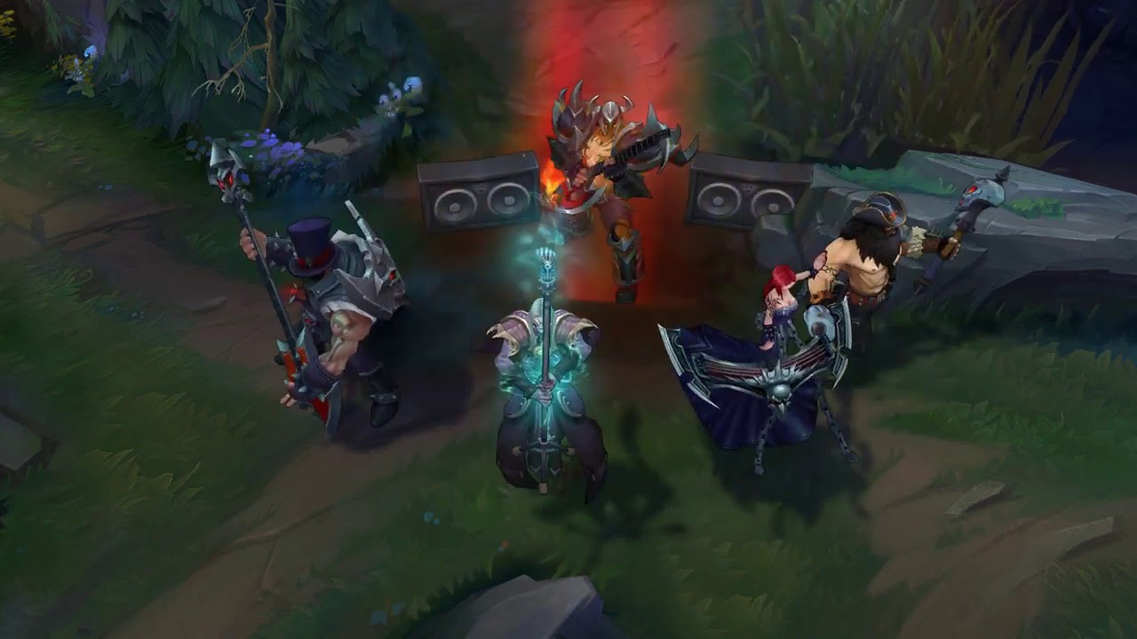 Pentakill Band (Concert) Mordekaiser Yorick Karthus Sona Olaf Kayle ــ League of Legends