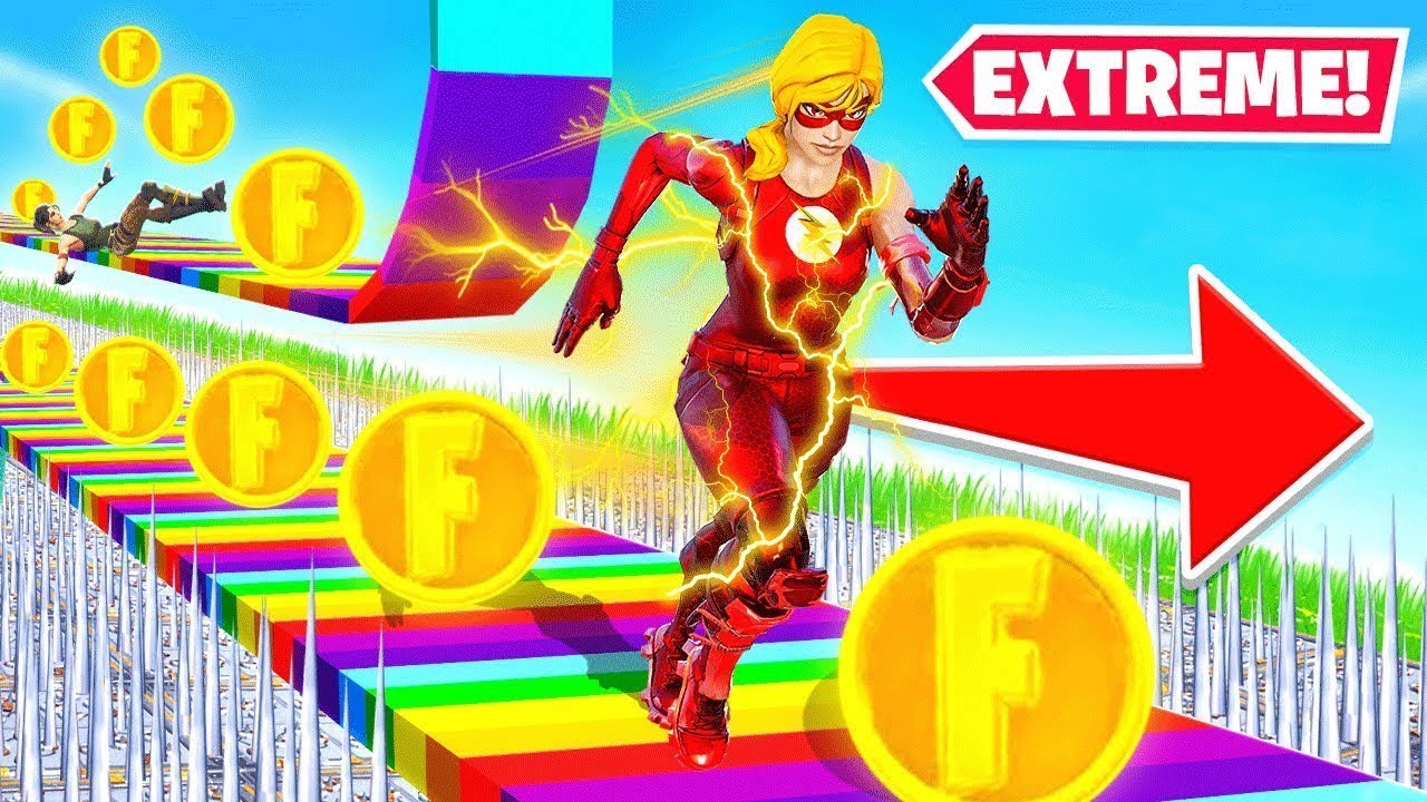 EXTREME FLASH SPEED Deathrun um Loot in Fortnite (0,001%)