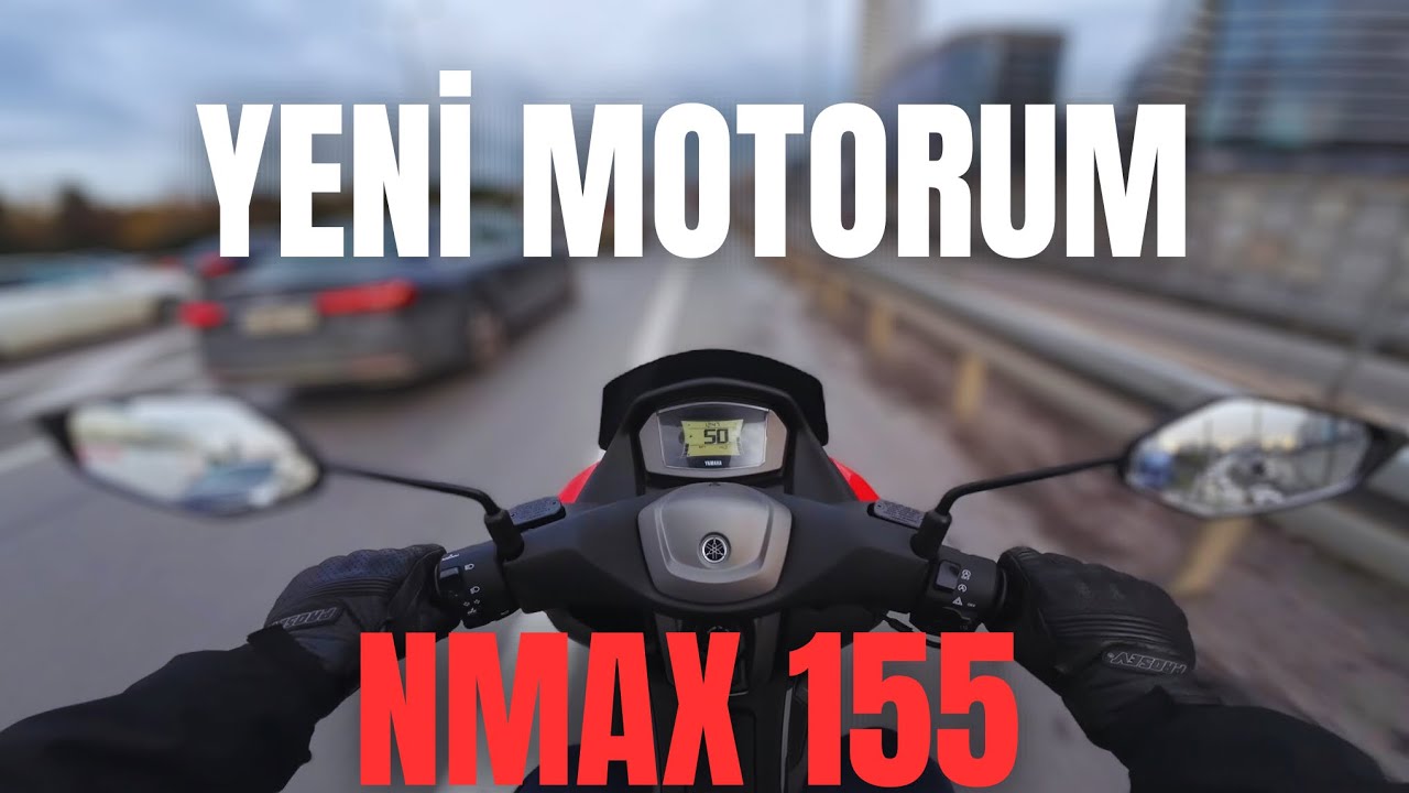 İŞTE YENİ MOTORUM YAMAHA NMAX 155 2024.  @DJI  DOMİNAR #90