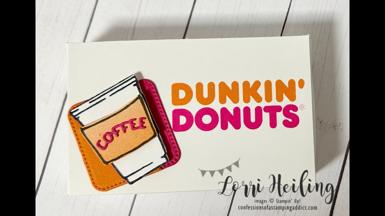 Dunkin Donuts Gift Card Box