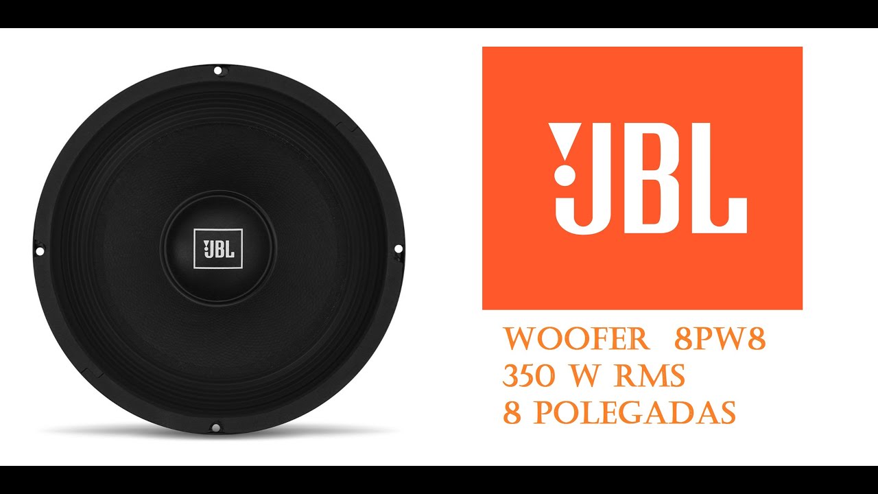 WOOFER PROFISSIONAL JBL 8PW8 8 POL. 350 RMS