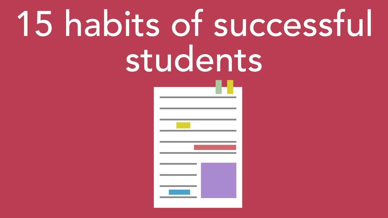 15 habits of successful students