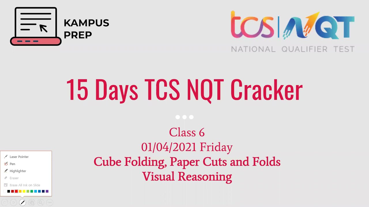 TCS NQT 2021 Cracker | Class 6 | Visual/Spatial Reasoning | May Series #tcsnqt2021 #reasoningability
