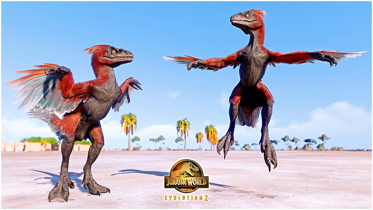 Pyroraptor All Perfect Animations & Interactions 🦖 Jurassic World Evolution 2 - JWE - Dominion DLC
