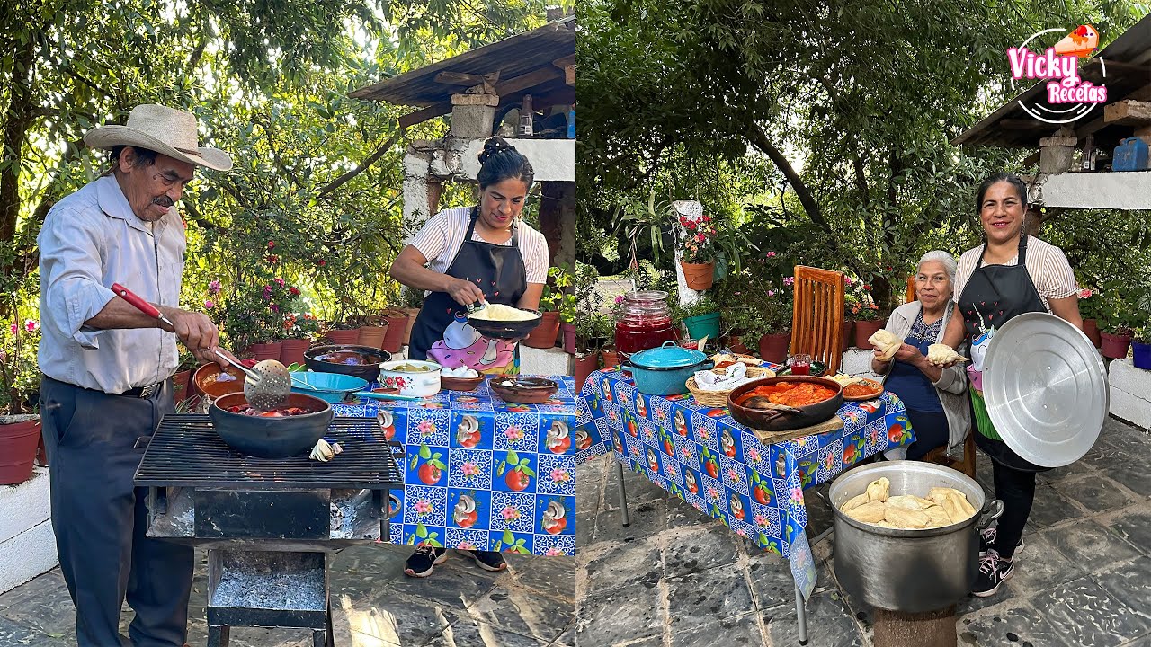 Esto Comemos En Semana Santa En Casa de Mi Mamá Tortitas de Nopal Rellenas y Tamales Michoacanos