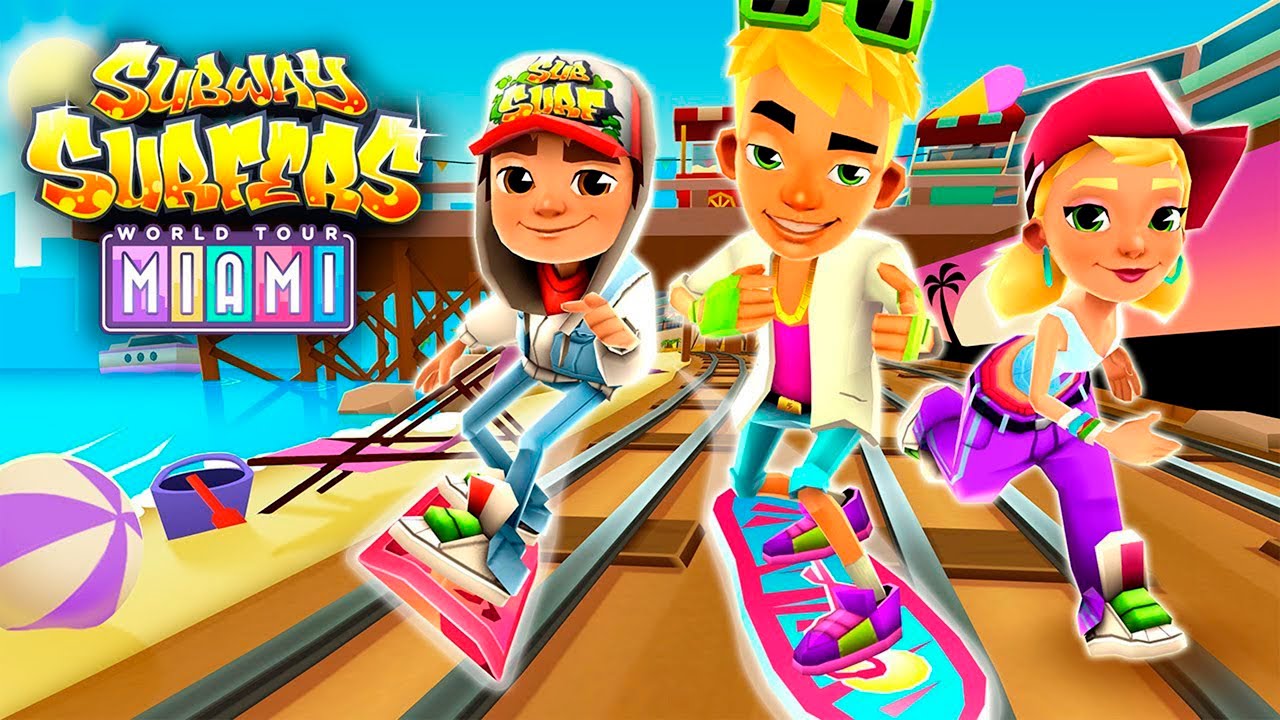 NEW UPDATE - SUBWAY SURFERS MIAMI 2017 ( SUMMER SPECIAL )