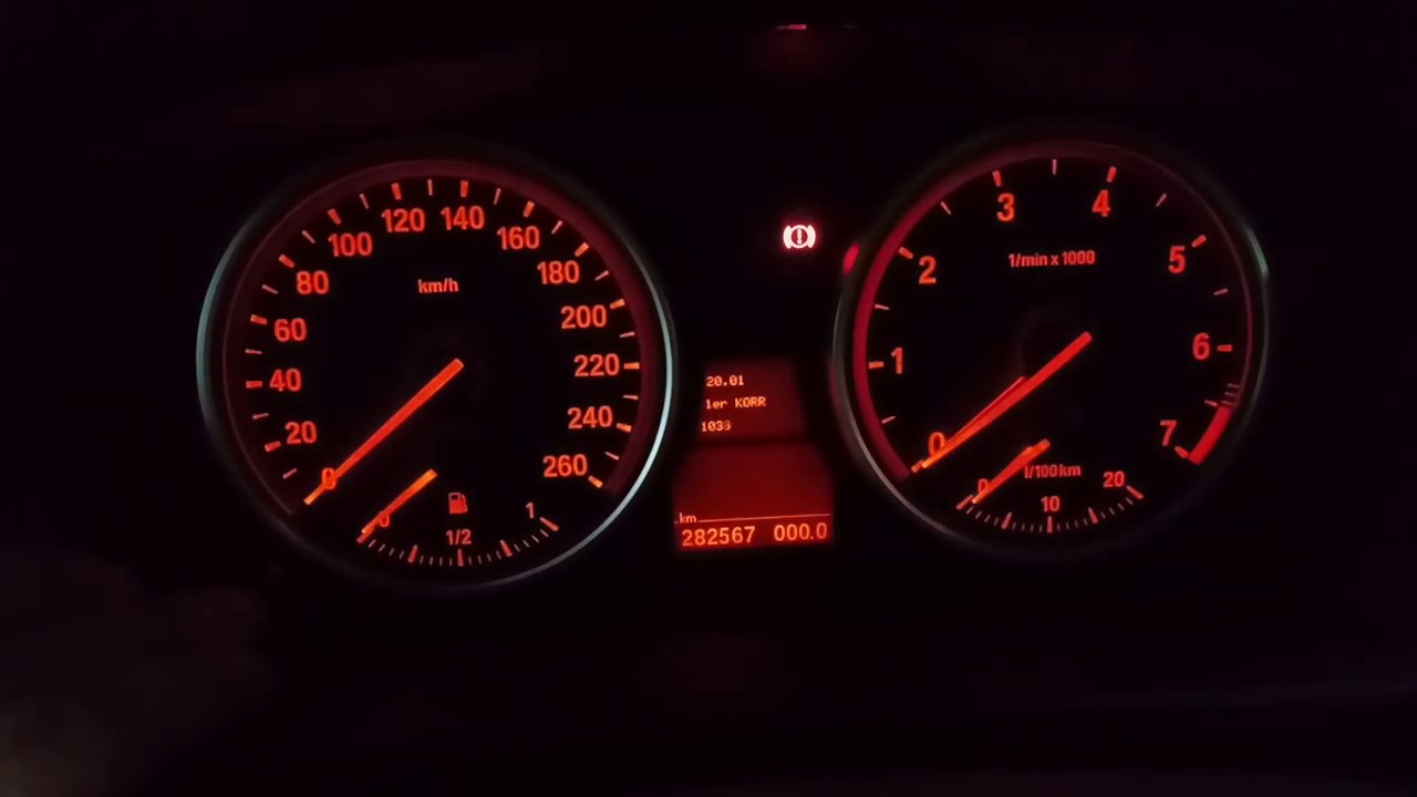 Ukryte funkcje Zegarów  BMW e60 e61 (polift) menu licznika