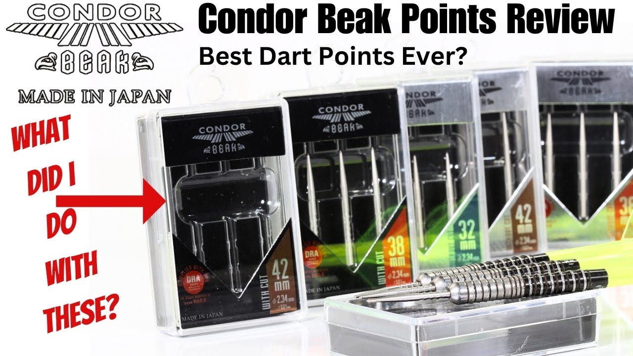 Condor Darts BEAK DART POINTS Review Best Ever Darts Points ?