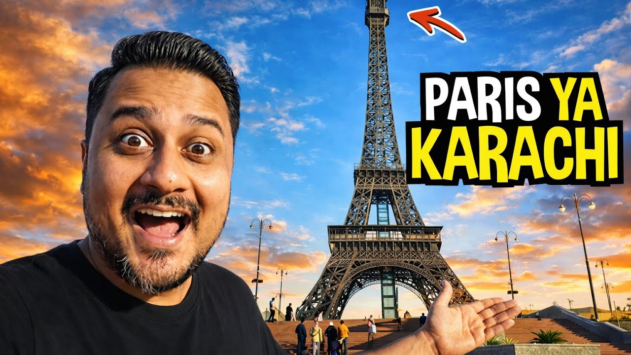 Pakistan's Mini Paris 🇵🇰 Eiffel Tower 😱 Bahria Town Karachi | Keven Mall