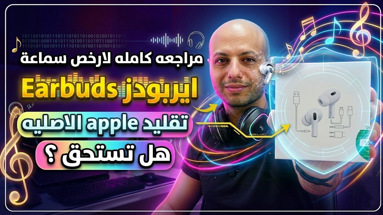 مراجعه كامله لارخص سماعة Earbuds ايربودز تقليد سماعة apple الاصليه هل تستحق ؟