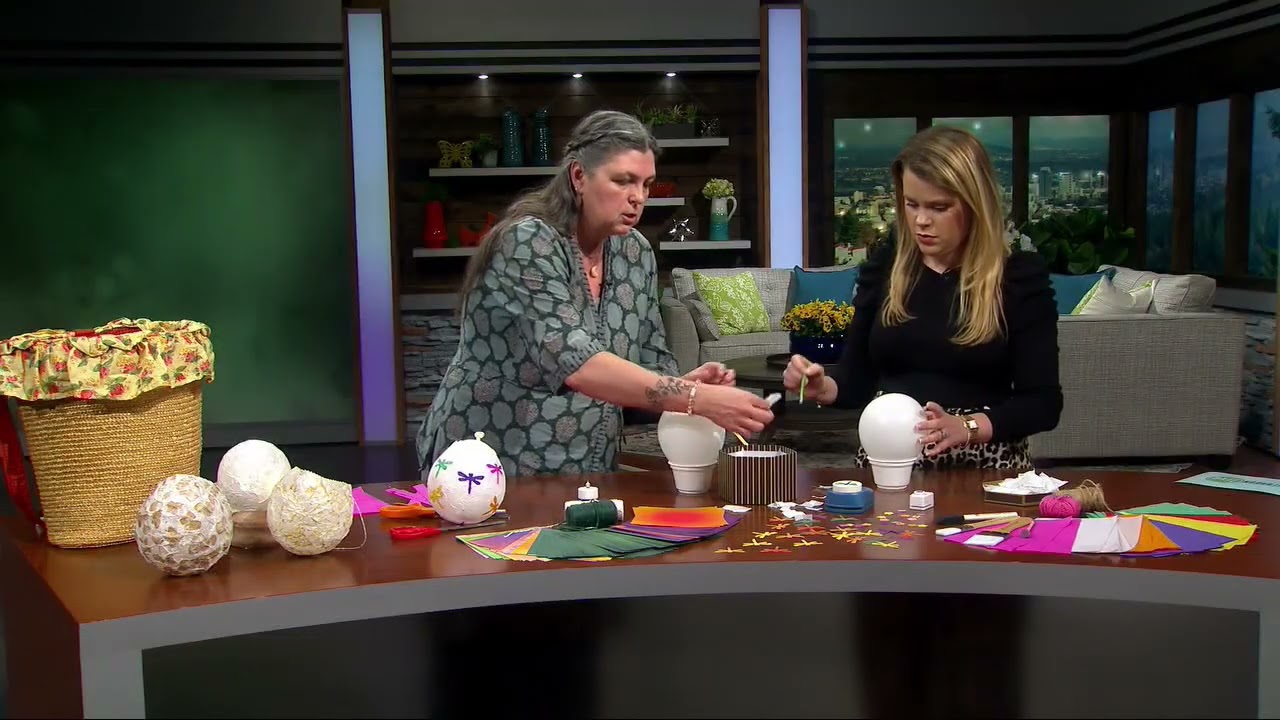 Megan Connolly Shows How to Make Paper Lanterns