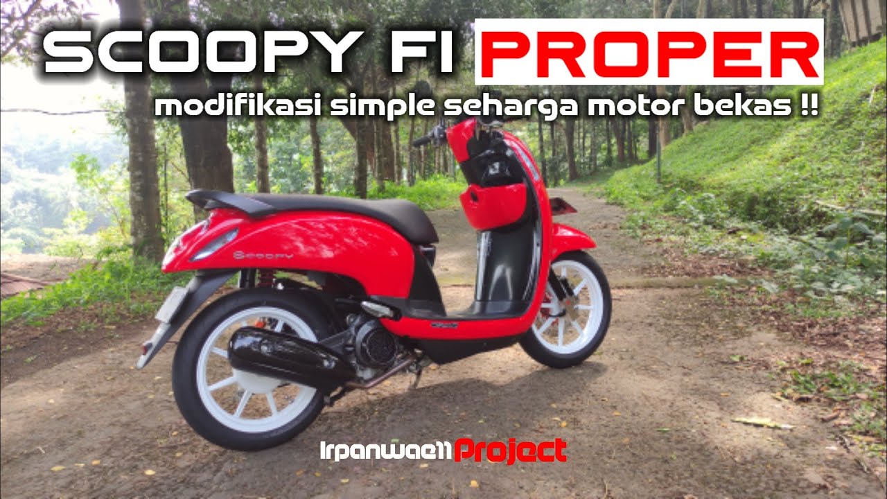 HONDA SCOOPY FI 2014 || MODIFIKASI KONSEP SIMPLE & CLEAN💥💥