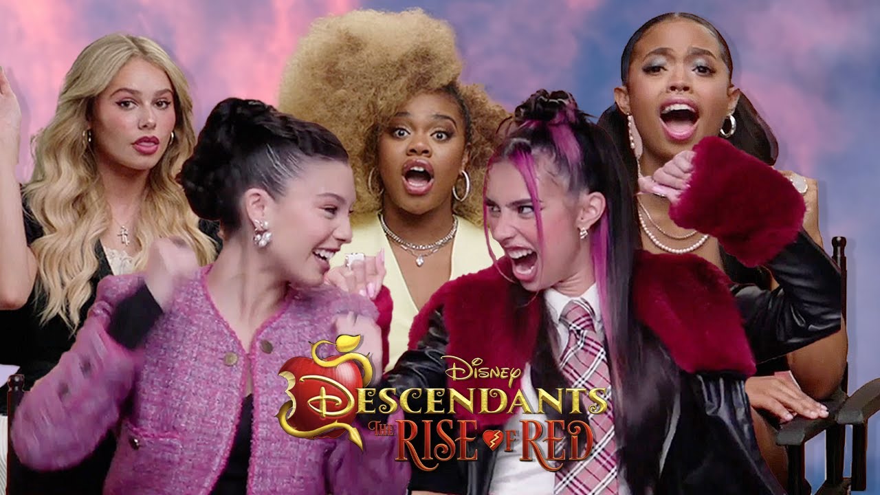 Cast of Disney's Descendants: The Rise of Red on SWORD Fighting & Their Favourite Disney Shows! ⚔️💕