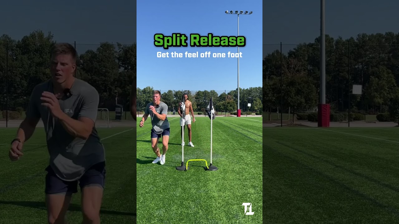 Split Release! Although you have two feet on the ground we rely on the ability to explode off one