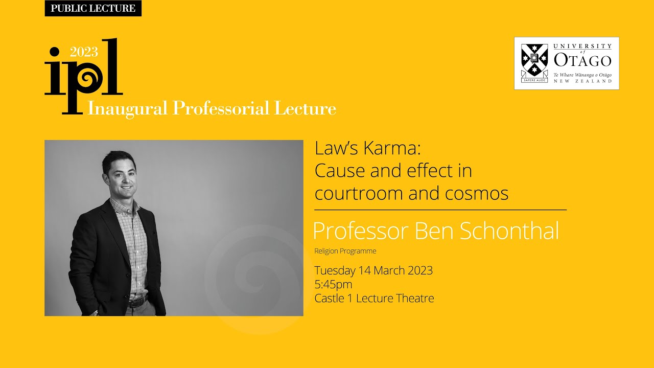 Inaugural Professorial Lecture | Professor Ben Schonthal