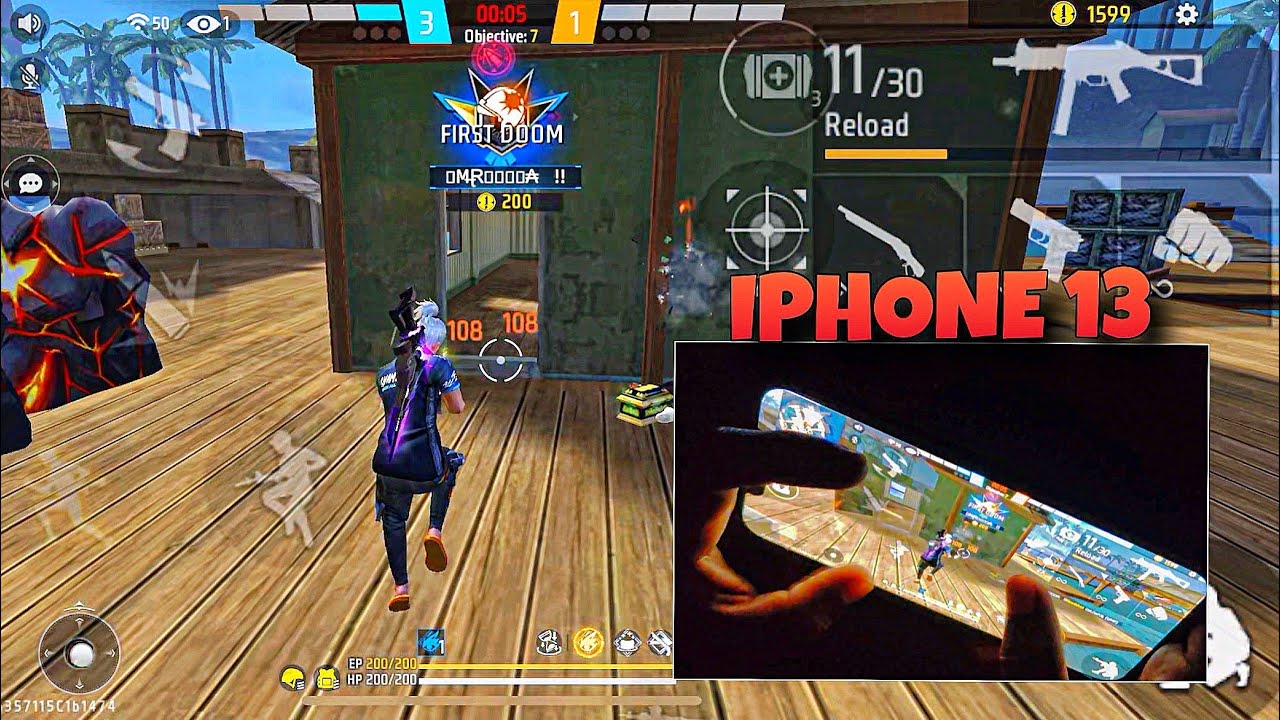 IPHONE 13 HANDCAM 🥷 || 3 FINGER HUD ⚡